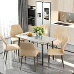 Upholstered Pu Leather Dining Set Of 2 Kitchen Room Armless New. Price: $59.91.
