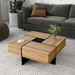 Unique Banana Design Coffee Table With 4 Hidden Storage Compartments New. Price: $212.80.
