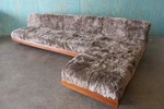 1960S Boomerang Sofa By Adrian Pearsall In Icelandic Sheep Wool Seller. Price: $19600.00.