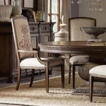 Hooker Furniture Rhapsody Insignia Arm Dining Chair Rustic Walnut New. Price: $1716.00.