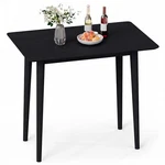 34 Rectangular Wooden Dining Table W/rubber Legs For Apartment Breakfast New. Price: $99.99.