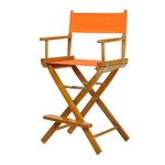 Casual Home 24" Director's Chair Honey Oak Frame-with Tangerine Canvas, Count... New. Price: $139.33.