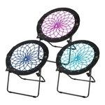 Zenithen Foldable 29 Bunjo Bungee Chairs, Plum, Indigo & Teal (pack Of 3) New. Price: $148.18.