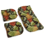Blazing Needles Outdoor Tufted Settee Cushion Tropique Raven 3 Count New. Price: $128.52.