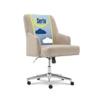 Serta Leighton Home Office Desk Chair, Mid-back With Chrome Nai... Usa Fast Ship New. Price: $267.65.