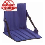 Portable Stadium Seat Cushion With Backrest, Blue New. Price: $21.56.