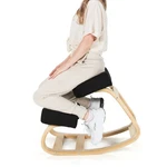 Costway Ergonomic Kneeling Chair Rocking Stool Upright Posture Home Office Black New. Price: $84.99.