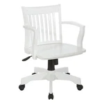 Osp Home Furnishings Deluxe Wood Banker's Office Desk Chair With Adjusta... New. Price: $358.91.