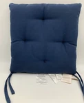Pottery Barn Universal Tufted Dining Chair Cushion Ink Blue 19" Sq #A177 New. Price: $67.90.