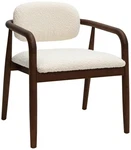 Tov Furniture Betsy 29 1/2" Cream Boucle Fabric Dining Chair New. Price: $299.00.