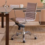 Dirk Taupe Leatherette Low Back Adjustable Office Chair New. Price: $646.80.