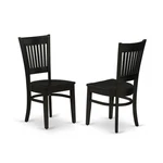 East West Furniture Vac-blk-w Vancouver Dining Room Chairs Slat Back Wood... New. Price: $142.90.