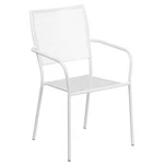 Flash Furniture Stackable Steel Square Back Patio Dining Side Chair White New. Price: $134.04.