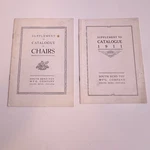 South Bend Mfg Co 1911 Supplement Catalog Chairs Toys Cream Vintage 2PC Set Used. Price: $49.00.