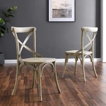 Modway Gear X-back Wood Dining Side Chair Gray New. Price: $138.00.