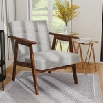 Mid Century Accent Chair Modern With Soft Cushion For Bedroom Balcony New. Price: $77.85.