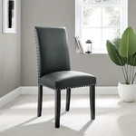 Modway Parcel Vegan Leather Upholstered Parsons Dining Side Chair Gray New. Price: $105.25.