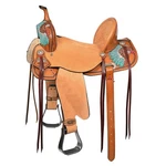 51HS Hilason Western Horse Barrel Flex Trail Saddle American Leather Brown New. Price: $749.95.