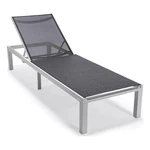 Leisuremod Marlin Patio Chaise Lounge Chair With Black Aluminum Frame New. Price: $318.86.