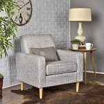 Mid Century Modern Club Chair Light Grey Tweed - Christopher Knight Home Open. Price: $249.99.