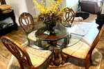 Aico Michael Amini Eden Collection Dining/room/office Accent Chairs Unique Paw Used. Price: $1499.99.