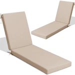 Crestlive Products Chaise Lounge Cushions, Chair Set Of 2, 80... New. Price: $151.90.