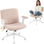 Vingli Criss Chair With Adjustable Flip-up Arms,cross Legged Wh New. Price: $61.81.