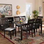Baxton Studio Minette Modern And Contemporary Gray Fabric Upholstered Espres New. Price: $729.65.