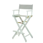 Casual Home Directors Chair White Frame/gray CANVAS30 - Bar Height New. Price: $162.70.