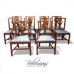 Vintage Dining Chairs, Henkel Harris Furniture, Set Of 10 Used. Price: $3585.00.