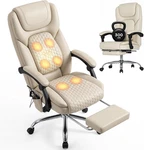 Massage Office Chair With And Footrest 3-LEVEL 65 Targeted Heating, 20- New. Price: $258.99.