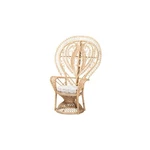 Bali & Pari Fedra Modern Bohemian Natural Brown Rattan Peacock Accent Chair New. Price: $736.52.