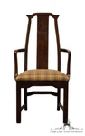 Davis Cabinet Co. Asian Inspired Dining Arm Chair 10365 - Dark Teak Finish Used. Price: $379.99.