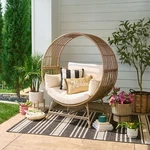 Better Homes & Gardens Bellamy Round Wicker Outdoor Egg Chair Unopened New. Price: $359.99.