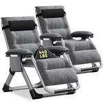 Naizea Zero Gravity Chair Set Of 2 Or 1 Armrest Mat Reclining Lounge Patio New. Price: $189.99.