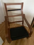 Ikea Po NG/501.557.49 Armchair - Brown (frame Only) Used. Price: $62.00.