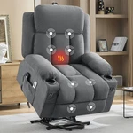 Power Lift Recliner Chair W/ Heat&massage Electric Side Pocket New. Price: $369.99.
