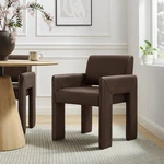 Daven Vegan Leather Dining Armchair Espresso New. Price: $200.50.