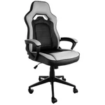 Elama High Back Adjustable Faux Leather Office Chair In Gray And Black New. Price: $149.14.