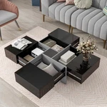 Unique Design Coffee Table With 4 Hidden Storage Compartments New. Price: $182.99.