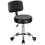 Rolling Swivel Salon Stool Chair Hydraulic With Back Support Adjustable Height New. Price: $49.19.