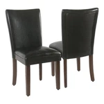 Homepop 38" Faux Leather Parsons Dining Chairs Black (set Of 2) New. Price: $278.99.