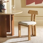 Cayde Modern Cream Boucle Dining Chair With Light Blonde Wood Legs New. Price: $166.99.