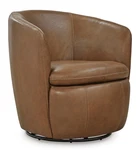 Signature Design By Ashley Kierreys 360 Degree Leather Upholstered Swivel Chair, New. Price: $413.25.