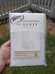 Surefit Essential Twill Straight Long Dining Chair Slipcover - White New. Price: $25.00.