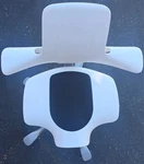 Hag Capisco Puls 8010 Partially Upholstered Saddle Chair White Used. Price: $475.00.