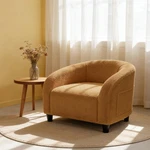 Garveehome Accent Barrel Boucle Club Furry Sherpa Armchair Suitable New. Price: $147.92.