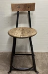 Vintage Industrial Stool Bar Metal Steel Shop Chair Mid Century Kitchen Counter Used. Price: $249.99.