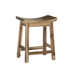 Powell Furniture Dale Saddle Bar Stool Natural Wood New. Price: $103.28.