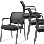 4PCS Mesh Back Stack Arm Chair Upholstered Fabric For Office School Church Guest New. Price: $229.99.